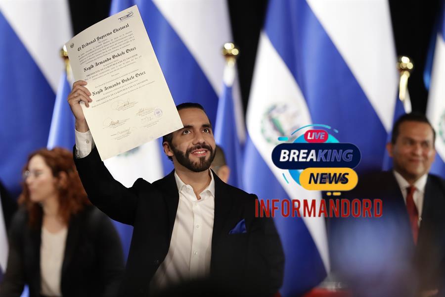 Bukele recibe la credencial de presidente electo de El Salvador
