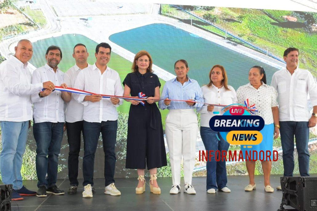 Vicepresidenta y director ejecutivo del INAPA, inauguran sistema de alcantarillado sanitario de Villa Riva, provincia Duarte