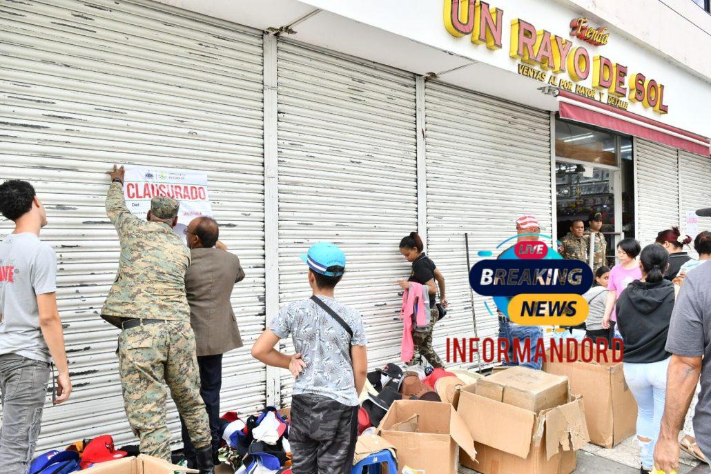 DGII cierra dos nuevos negocios chinos en la avenida Duarte por evasión fiscal