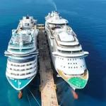 Cabo Rojo recibe por primera vez dos cruceros de manera simultánea